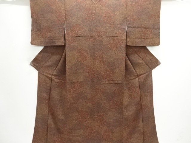 JAPANESE KIMONO / KOMON / CHIRIMEN / FLORAL SARASA